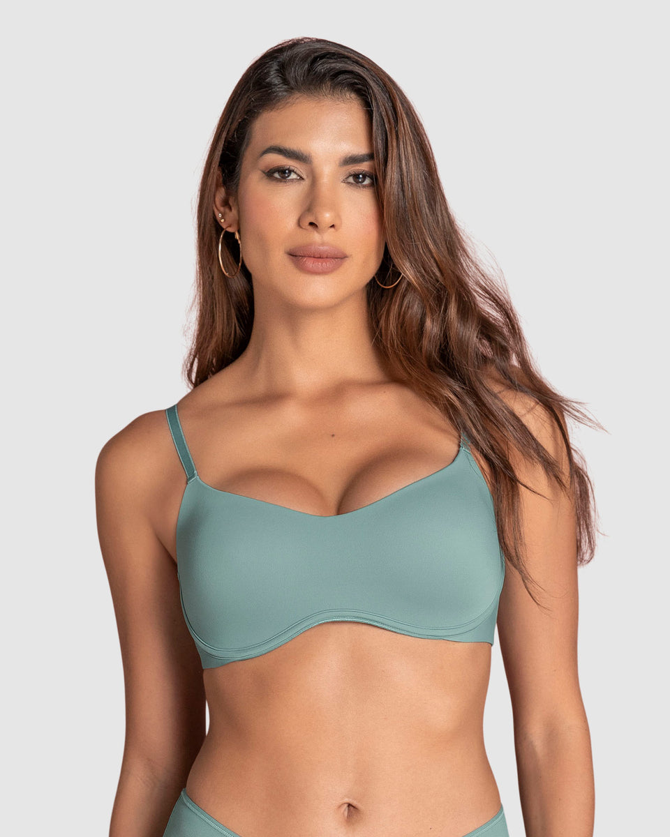 Sostén ultraliviano con copas internas fijas