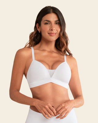 Sostén triangular sin arco estilo top#color_000-blanco
