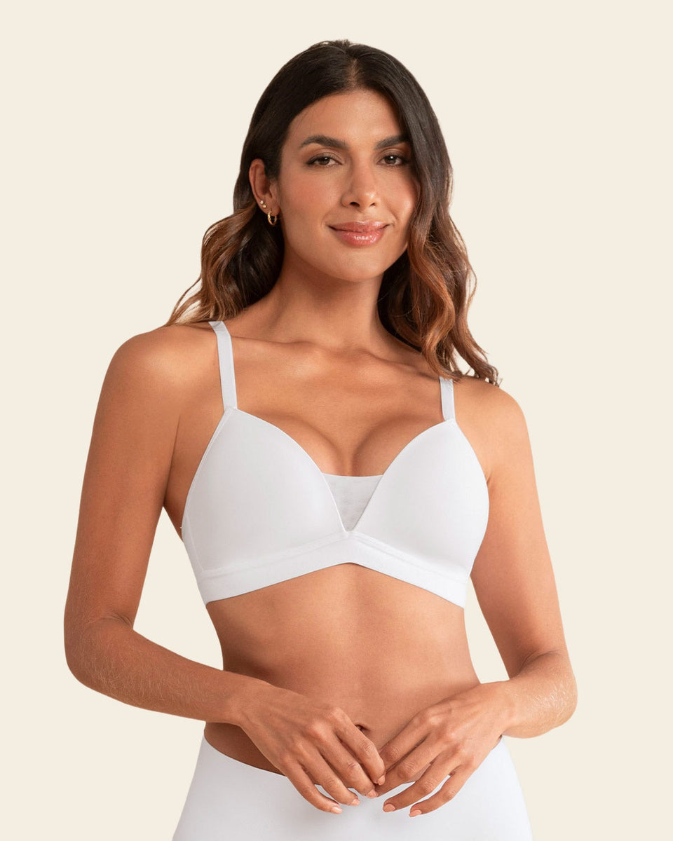Sostén triangular sin arco estilo top