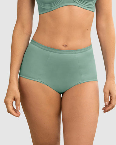 Panty clásico de control suave con excelente modelación#color_620-verde