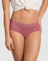 Panty hipster con encaje en cintura tiro medio#color_221-terracota
