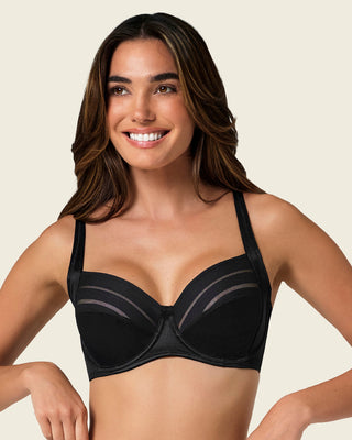 Sostén de buen cubrimiento ideal para busto pesado Natural Support#color_700-negro