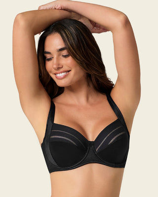 Sostén de buen cubrimiento ideal para busto pesado Natural Support#color_700-negro