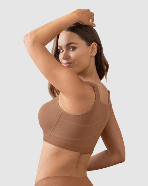 Brasier tipo top multiusos ultracómodo en algodón All in one bra#color_a19-cafe-moca