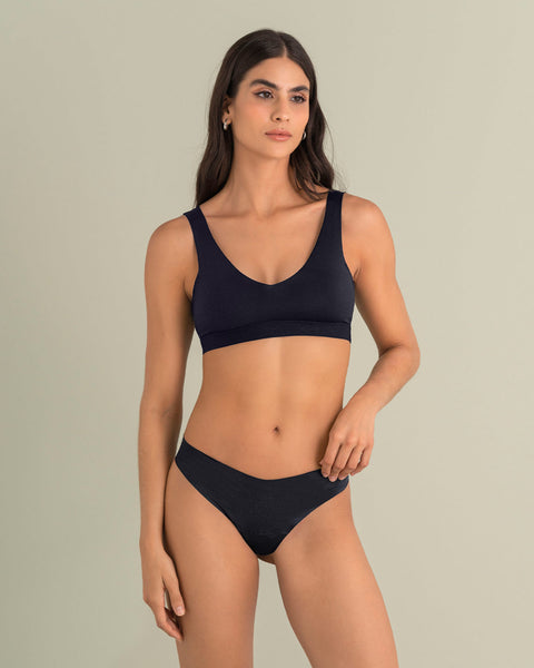 Pack x 2 tops invisibles doble escote#color_s04-verde-medio-negro