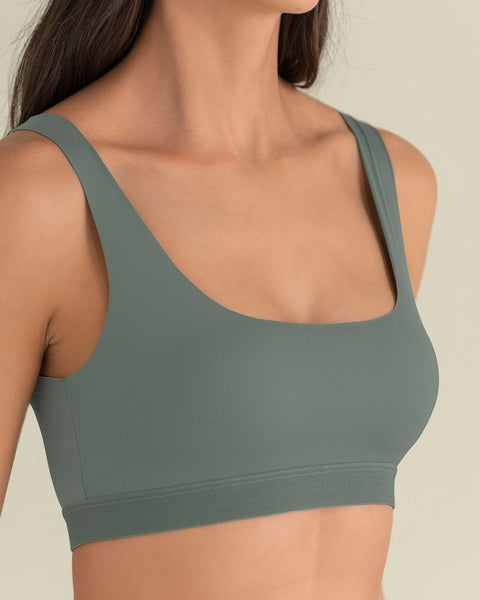 Pack x 2 tops invisibles doble escote#color_s04-verde-medio-negro