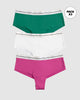 Pantaletas pack x3 ultracómodos#color_s09-verde-fucsia-blanco