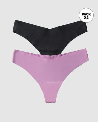 Colaless de efecto invisible en pack x 2#color_s02-negro-rosado