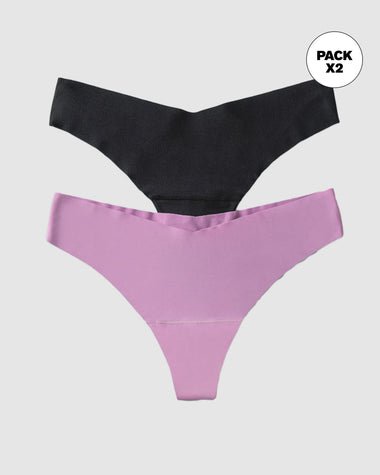 Colaless de efecto invisible en pack x 2#color_s02-negro-rosado