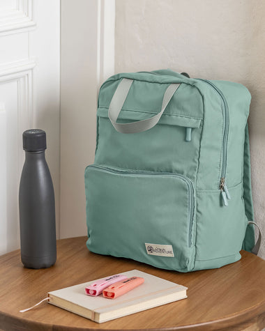 Morral plegable con 2 bolsillos exteriores#color_667-verde-menta