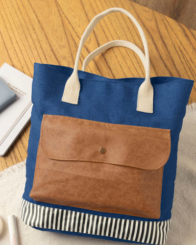 Bolso de lona dril#color_500-azul