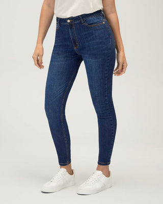 Jeans skinny esenciales para mujer#color_059-azul-oscuro