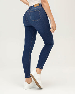 Jeans skinny esenciales para mujer#color_059-azul-oscuro