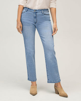 Jean bota recta para mujer#color_022-azul