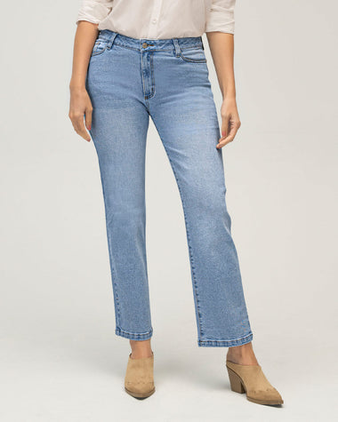 Jean bota recta para mujer#color_022-azul
