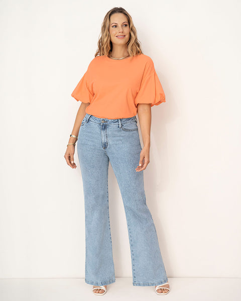 Blusa con magas tipo globo#color_170-mandarina