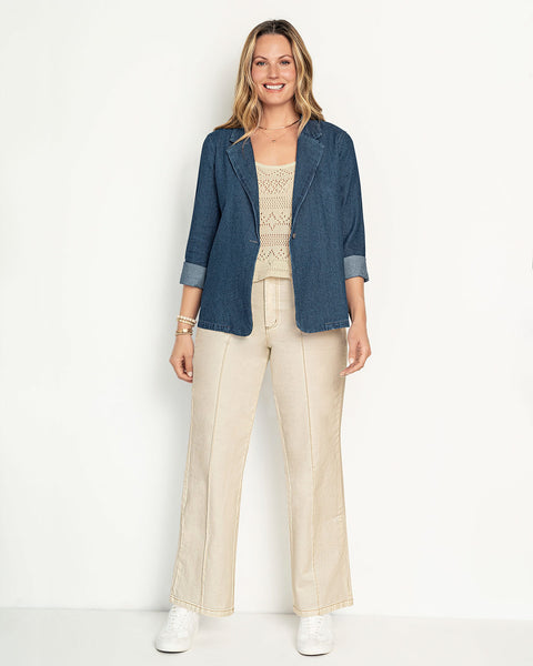 Chaqueta tipo blazer en denim#color_052-azul-medio