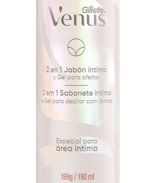 Jabón Íntimo Femenino y Gel de Afeitar Gillette Venus para Área Íntima#color_001-jabon-intimo