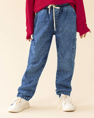 Pantalón exterior jogger infantil#color_052-azul-medio