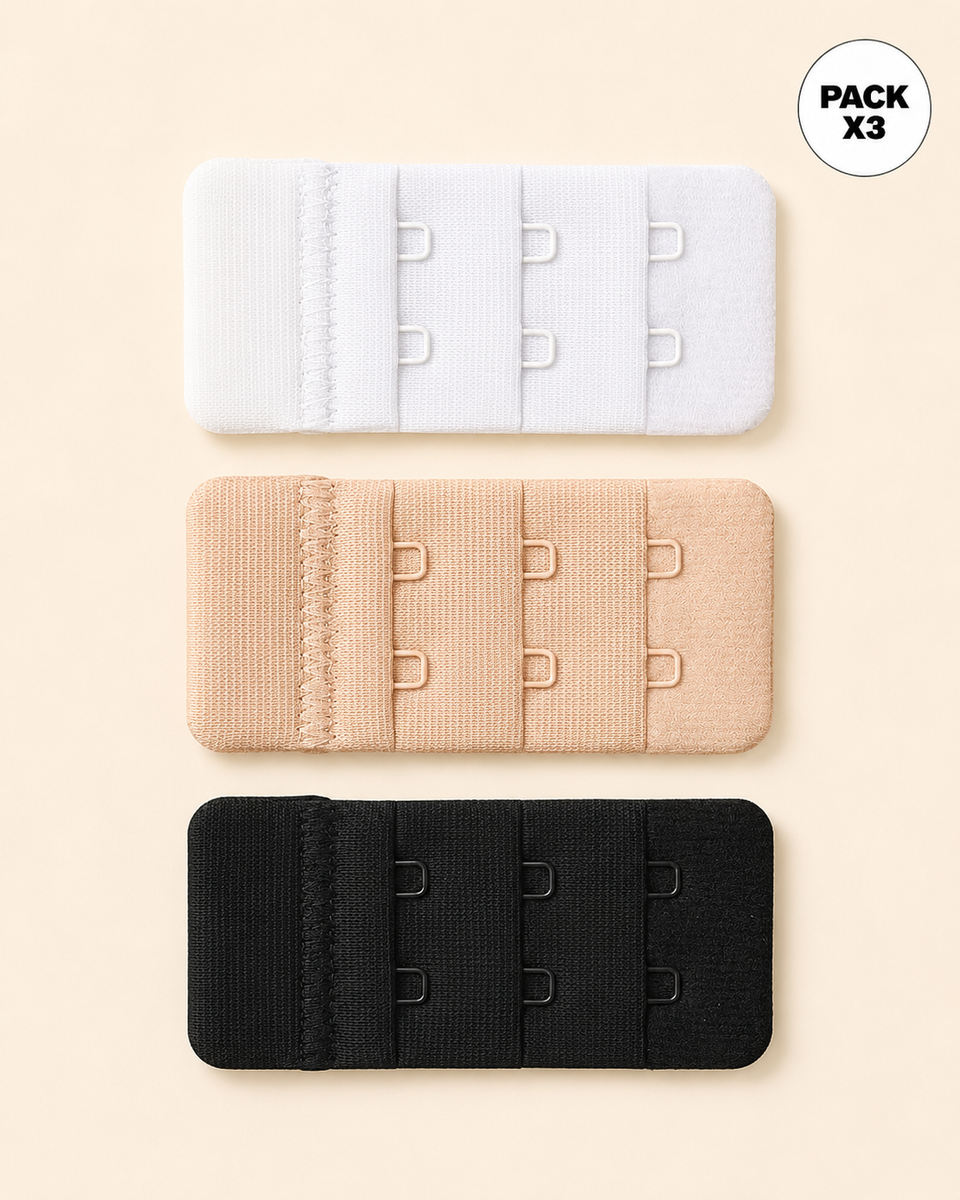 Paquete por 3 broches extensores para sosténes