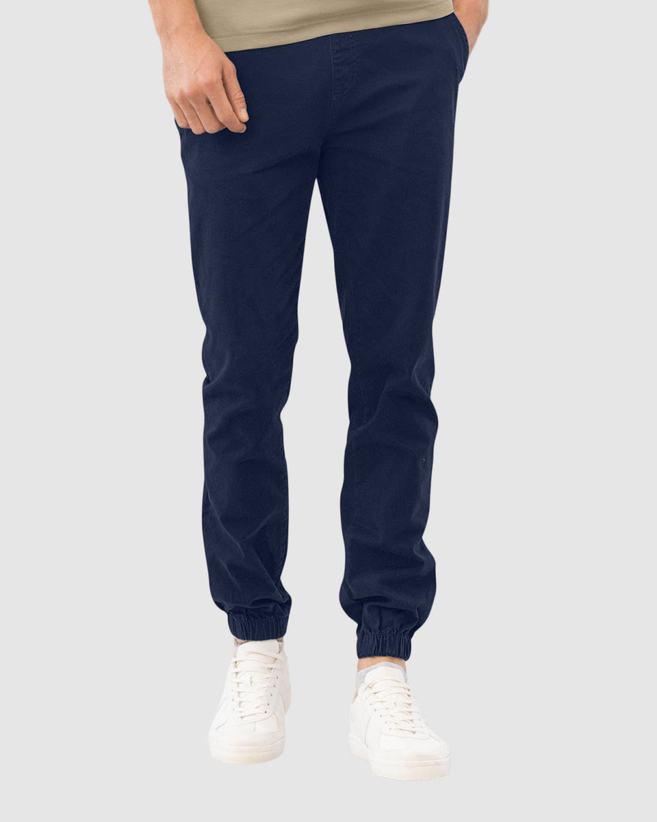 Jogger en drill para hombre