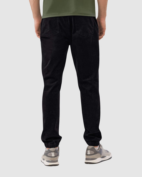 Jogger en drill para hombre#color_700-negro