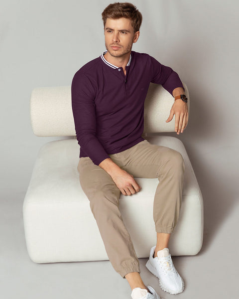 Jogger en drill para hombre#color_813-caqui