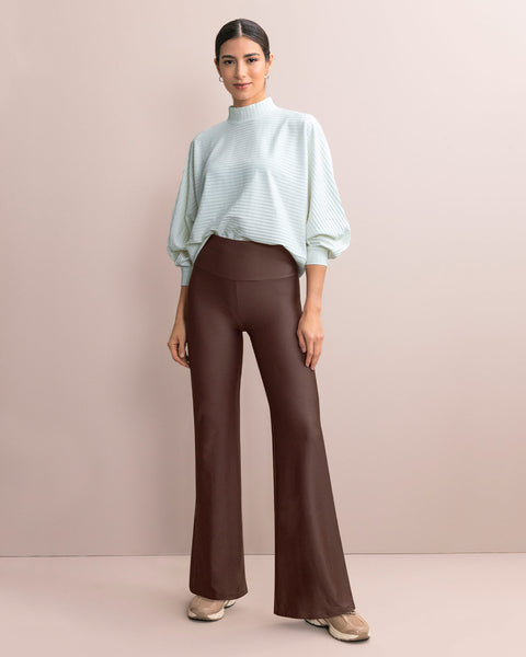 Legging bota recta con control de abdomen#color_875-cafe