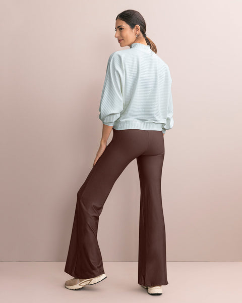 Legging bota recta con control de abdomen#color_875-cafe
