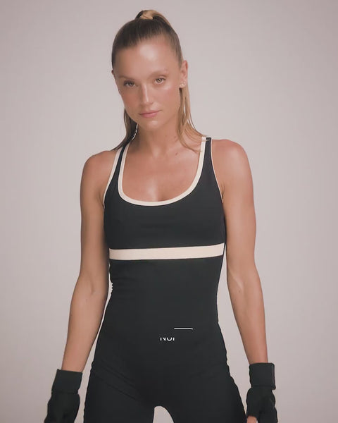 Enterito corto deportivo control suave de abdomen#color_700-negro
