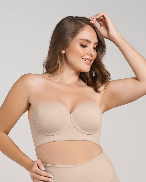 Strapless bustier 360° de perfección#color_802-cafe-claro