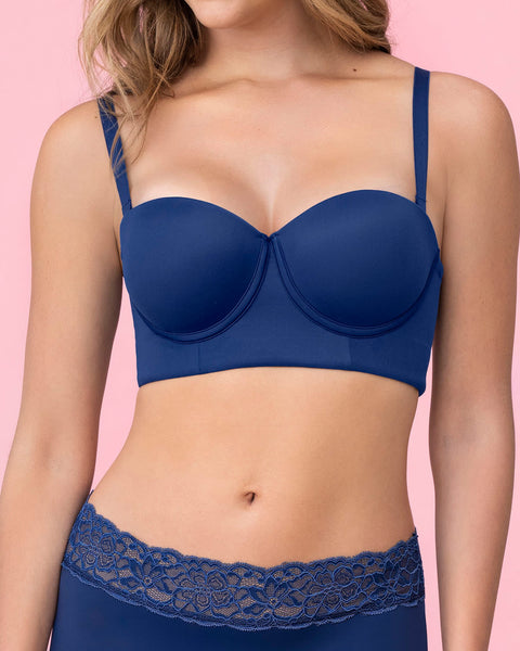 Strapless bustier 360° de perfección#color_536-azul-oscuro