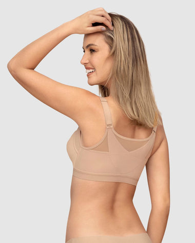 Brasier facilitador de postura con copas en espuma Multi/benefit#color_802-cafe-claro