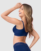 Brasier de realce suave y cubrimiento alto en sisa y espalda Cover bra