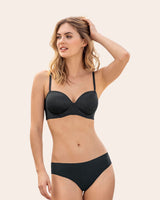 Sostén strapless antideslizante: push up#color_700-negro