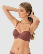Sostén strapless antideslizante push up