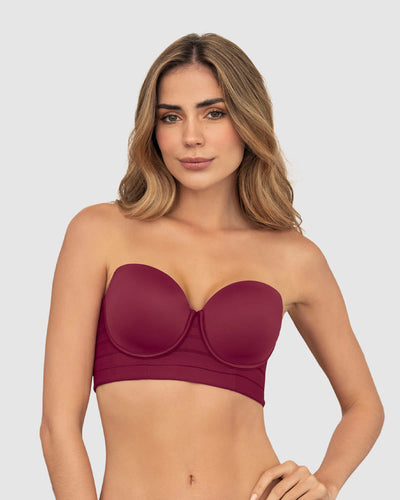 Sostén tipo bustier support strapless#color_259-vino