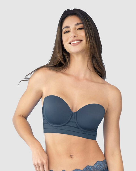 Sostén tipo bustier support strapless#color_500-azul-oscuro