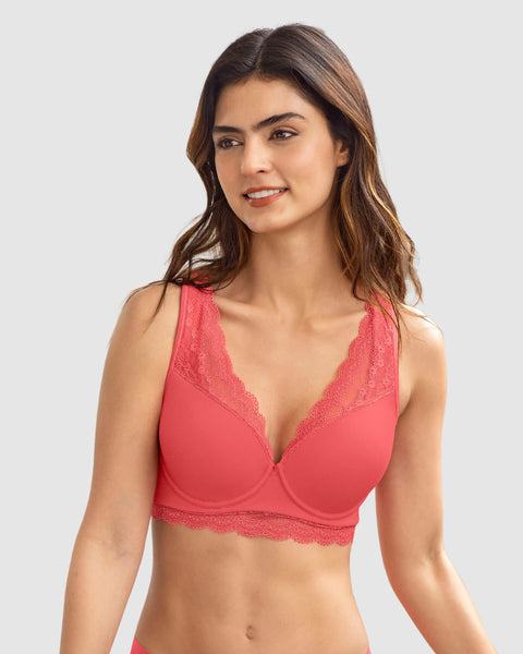 Sostén de gran cubrimiento: deep coverage bra#color_356-coral