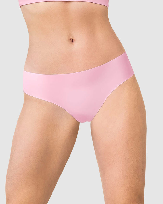 Calzón colaless invisible ultraplano sin elásticos y de pocas costuras#color_304-rosa-palido
