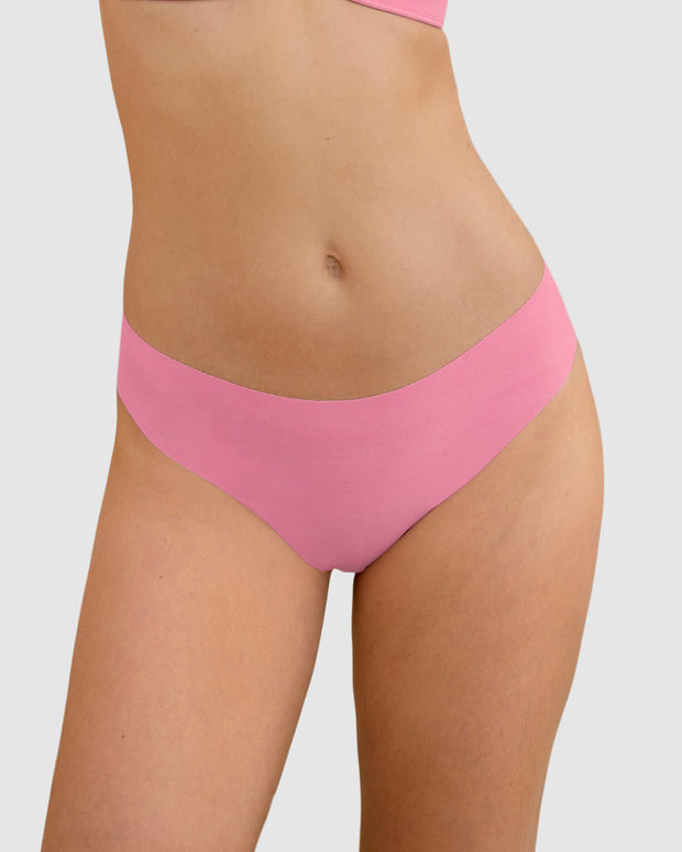 Calzón colaless invisible ultraplano sin elásticos y de pocas costuras#color_951-rosado