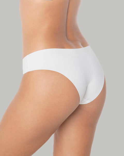 Calzón tipo tanga ultraplano de aspecto invisible#color_000-blanco