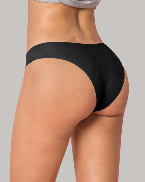 Calzón tipo tanga ultraplano de aspecto invisible#color_785-negro