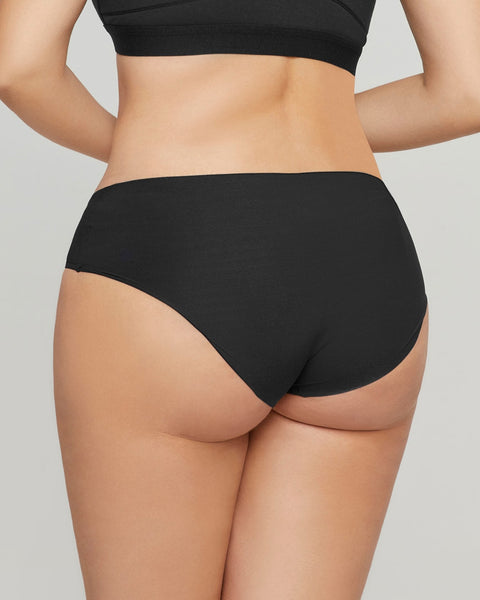Calzón pantaleta invisible ultraplano sin elásticos y de pocas costuras#color_785-negro