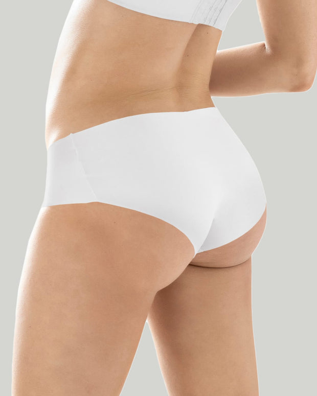 Calzón pantaleta invisible ultraplano sin elásticos y de pocas costuras#color_000-blanco