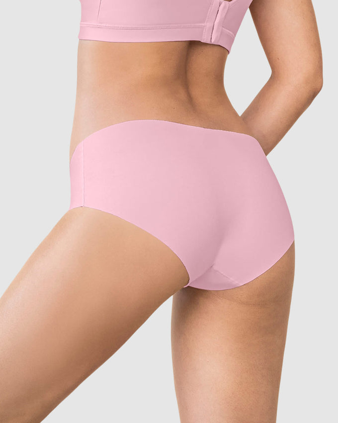Calzón pantaleta invisible ultraplano sin elásticos y de pocas costuras#color_304-rosa-palido