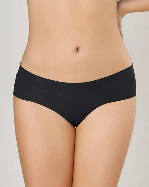 Calzón pantaleta invisible ultraplano sin elásticos y de pocas costuras#color_785-negro