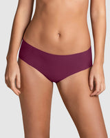 Calzón pantaleta invisible ultraplano sin elásticos y de pocas costuras#color_927-vino-tinto