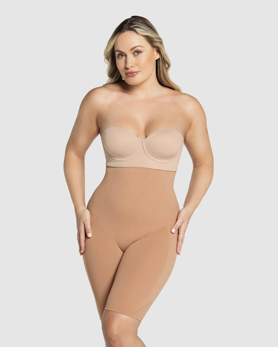 Panty faja media pierna invisible levanta cola