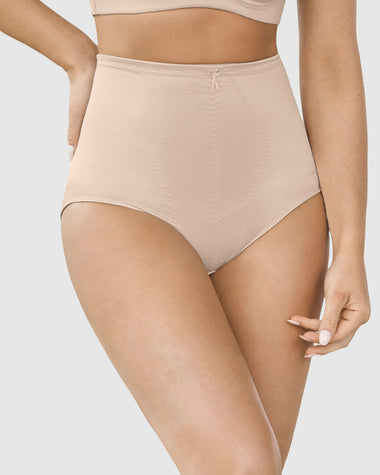 Calzón faja de control de abdomen y cintura#color_802-cafe-claro